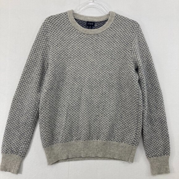 J. Crew Factory Other - J. Crew Men's sz Medium Sweater Soft Lambswool Blend Bird's-eye Knit Crewneck